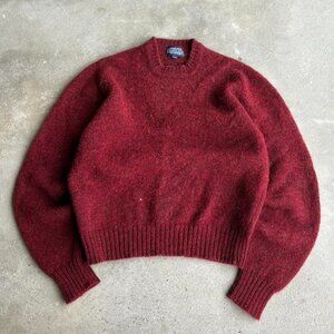Women's Burgundy and Red Jumper